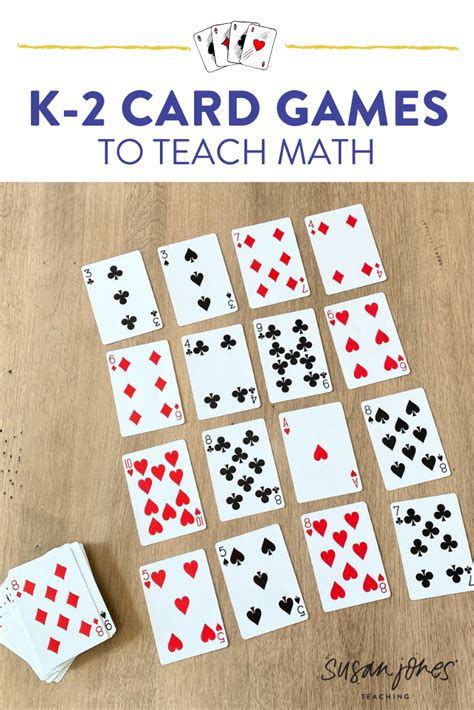 Some games may need numbers higher than one, so you can assign values to the ace, king, queen, jack and joker for more numbers. Card games for kids to teach math! - Classic Guides