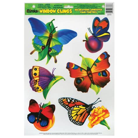 Butterflies Window Clings 1 Sheet Michaels