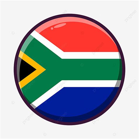 South Africa Flag Clipart Transparent Png Hd Round Country Flag South