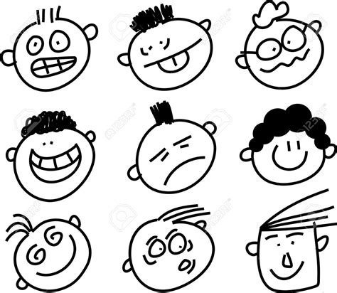 Funny Drawing Faces At Getdrawings Free Download