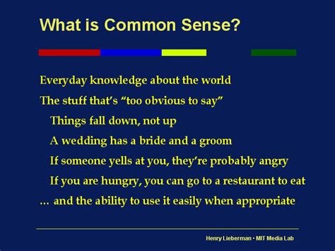 What is Common Sense?