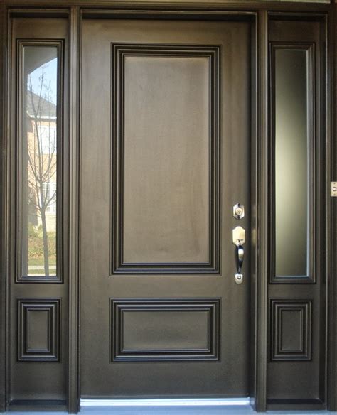 Kedua pintu tersebut dipasang sejajar sehingga terlihat pintu tersebut. 65 Model Pintu Rumah Minimalis | Desainrumahnya.com