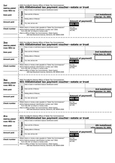2024 Estimated Tax Payment Forms Mavis Shirley