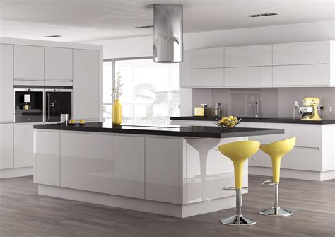 Modernize Your Kitchen With White Gloss Cabinets Kitchen Cabinets