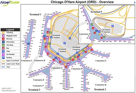 Ohare International Airport Terminal Map