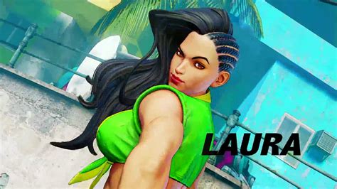 Street Fighter V Laura Reveal Trailer GamersPrey