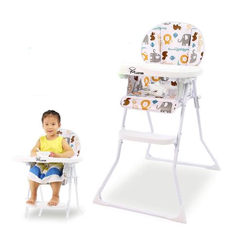 Light Baby Feed Chair Multifunction Portable Folded Child Dining Chair