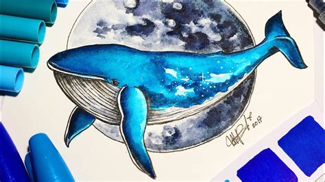 Dibujado a mano estilo retro ballena azul. HAZ ESTE DIBUJO TUMBLR BALLENA AZUL - LOS TUTOS - YouTube