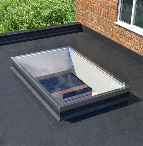 Modular Rooflight Sky Glass Roof Light Skylight Flat Roof Lights My