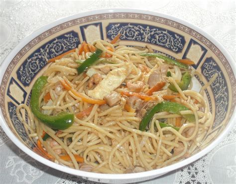 Yes, eating out and eating junk. ROSHAN's CUCINA: Chinese Mixed Noodles
