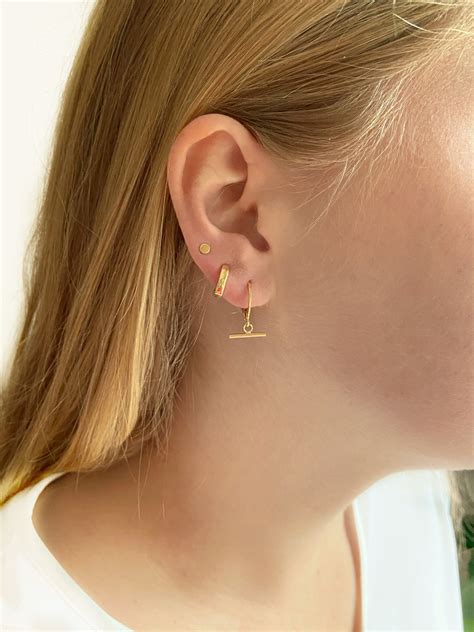 K Gold Filled Huggie Hoop Earrings Mini Hoops Small Everyday Etsy