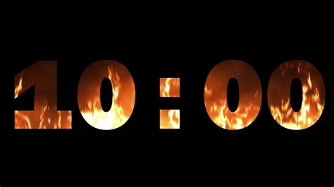10 Minute Countdown Timer Fireplace Video 1000 Youtube