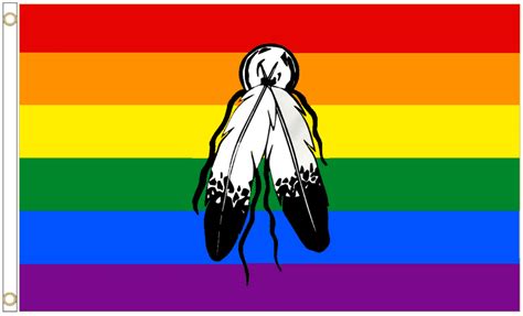 two spirit rainbow lgbtq gay pride 5 x3 150cm x 90cm flag