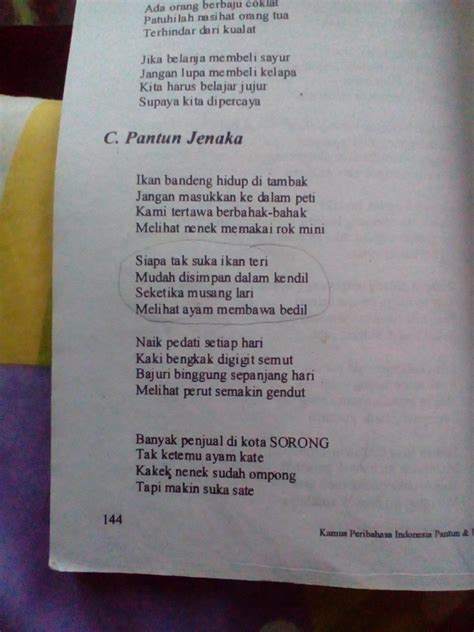 Pantun Jenaka Indonesia