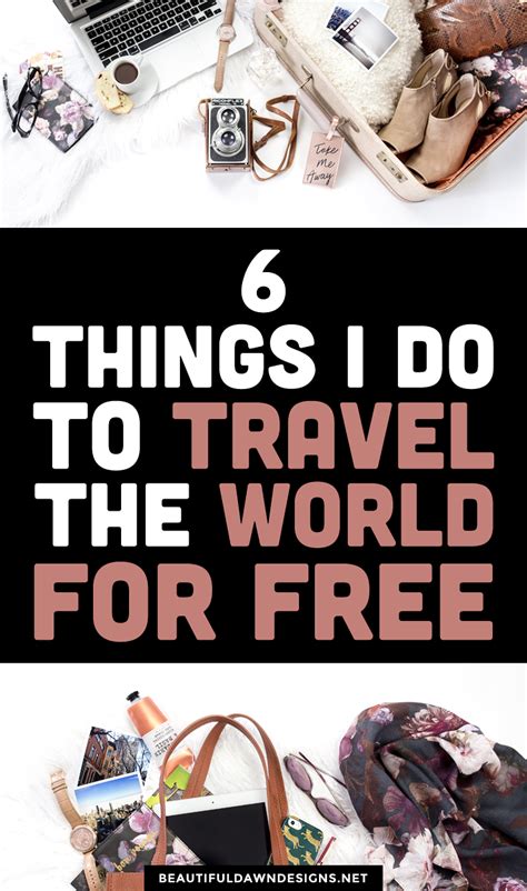 6 Ways To Travel The World For Free With Images Travel The World