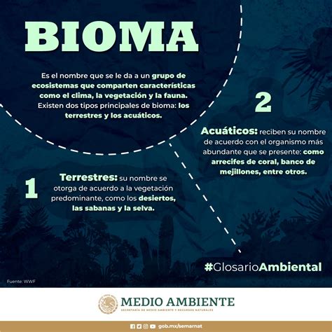 Semarnat México On Twitter 📌 ¿sabes Qué Es Un Bioma 🤔🧐 En Nuestro