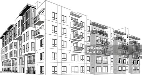 Apartment Building High Res Vector Graphic Getty Images