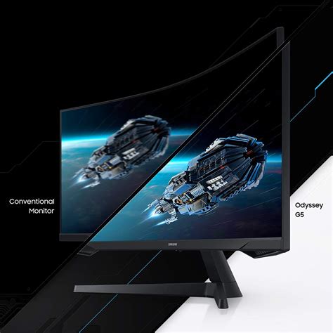 Buy Samsung 34 Inch Odyssey G5 Ultra Wide Gaming Monitor With 1000r Curved Screen 165hz 1ms