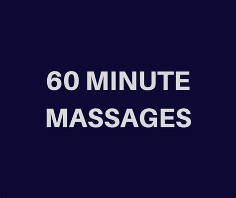 60 Minute Massage Southpointe Massage