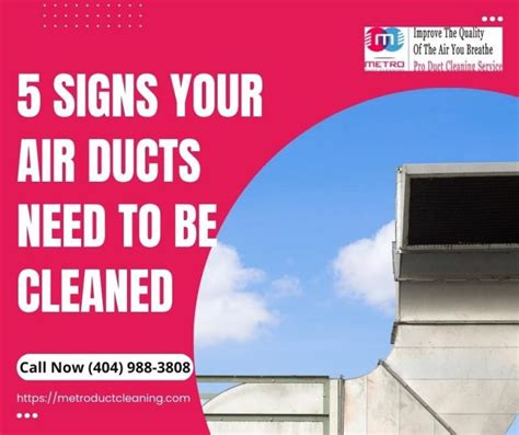 5 Signs Your Air Ducts Need To Be Cleaned
