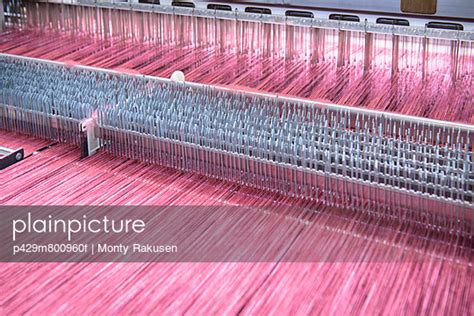 Thread On Loom In Textile Mill Stock Image Everypixel