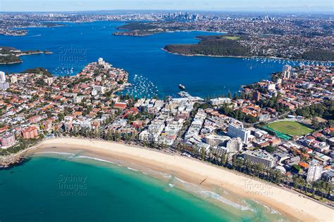 Aerial Stock Image Manly Beach