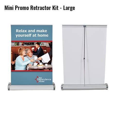 Deluxe Mini Retractor Retractable Banner Stands Banner Displays