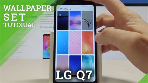 How To Change Wallpaper On Lg Q7 Set Up Home Screen And Lock Screen