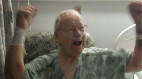 Grandpa Cheers Hard For Royals From Icu Hospital Bed Kctv5 News