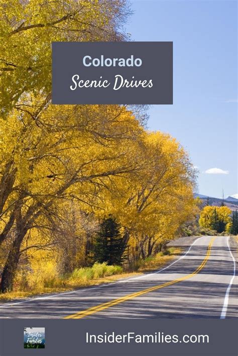 Scenic Drives In Colorado For Fall Colors Insider Families