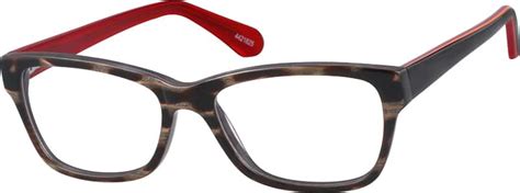 Tortoiseshell Rectangle Glasses 44218 Zenni Optical Eyeglasses