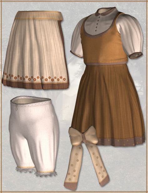 Villager Clothes For Maddie And Matt Daz 3d