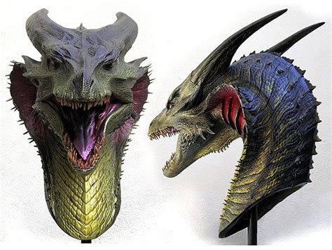 Reign Of Fire Monster Legacy Dragon Sculpture Dragon Horns