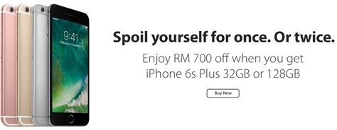Meanwhile, if you don't mind opting for a postpaid contract with any of the four major telcos in malaysia, you can get the new iphones for significantly lower prices. iPhone 6s Plus Malaysia Price RM700 Discount 32GB: RM2,499 ...