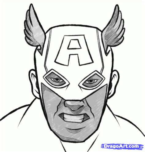 How To Draw Captain America Easy Step By Step Marvel Characters