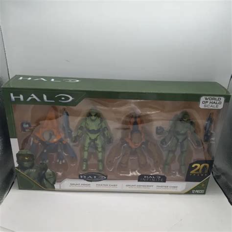 World Of Halo Infinite Combat 20 Year Evolved 4 Pack Figure Master