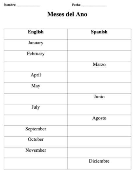 Beginner Spanish Worksheets Words Phrases Colors Made By Teachers