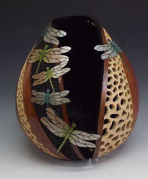 Untitled Gourd Art Decorative Gourds Hand Painted Gourds