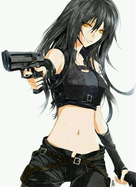 Sexy Anime Girl With Gun IBikini Cyou