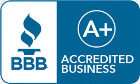 Bbb Accredited Business Logo Rating Transparent 5 Star Rating