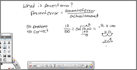 Whether error is positive or negative is important. Percent Error Worksheet Answers - worksheet