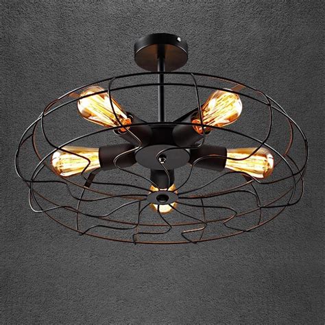 If you are mainly looking for 2021newest iron ceiling lamp and iron ceiling lamp factory, here you will find all the options. Luxury Retro 5-Light Wrought Iron Black Fan Semi Flush ...