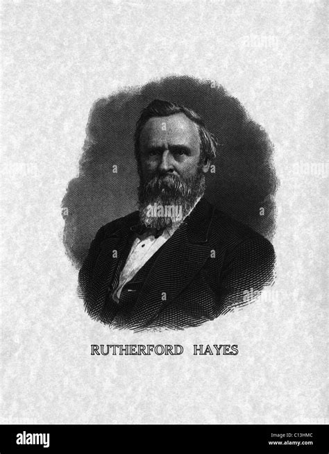 Us Presidents Us President Rutherford Hayes Stock Photo Alamy