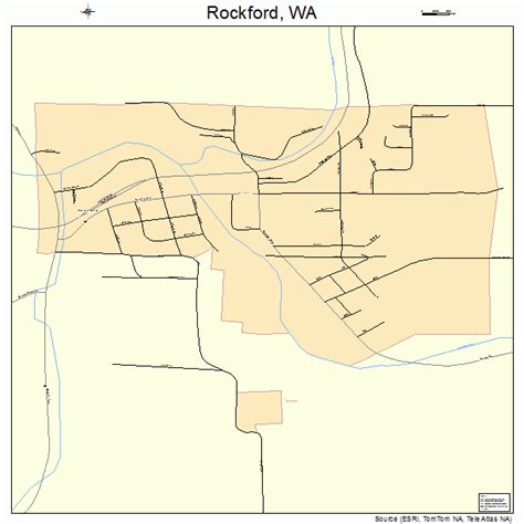 Rockford Washington Street Map 5359145
