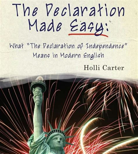 This idea, which was central to the early colonists idea of liberty, necessitated self control. Declaration of independence | Declaration of independence ...