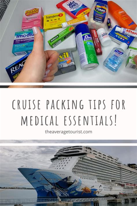 Cruise Packing List Essential First Aid Kit The Average Tourist