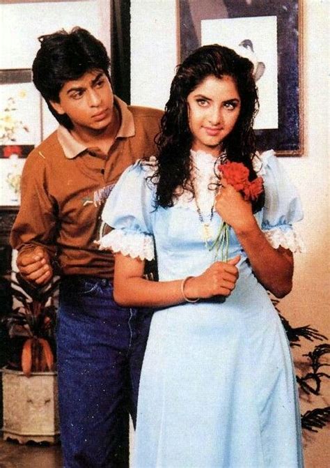 Shahrukh And Divya Bharti Deewana 1992 Shahrukh Khan Bollywood Pictures Shah Rukh