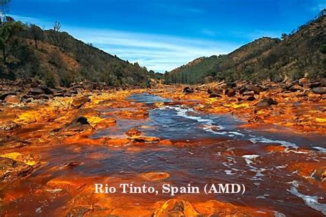 Rio Tinto River Spain English For Journalism Strange Places On Earth