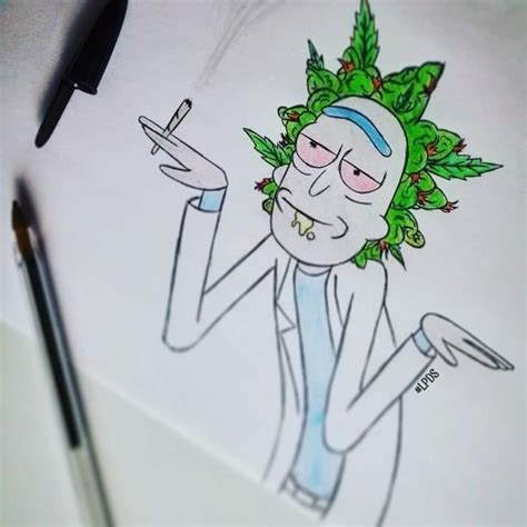 Trippy easy stoner drawings rick and morty. Pin on Drawings
