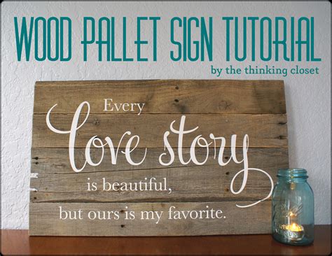 Pallet wood diy wood gifts for dad. Wood Pallet Sign Tutorial — the thinking closet